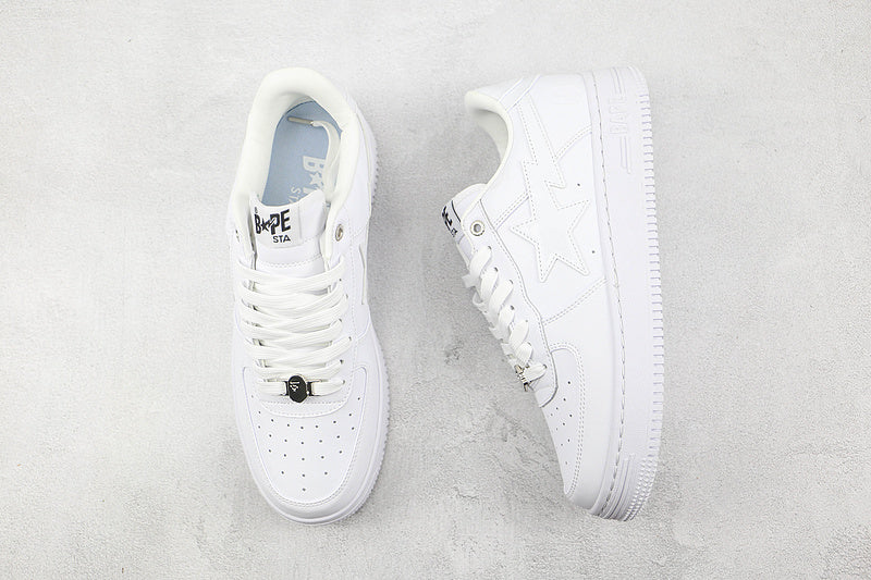 A Bathing Ape Bape Sta Low M2 White