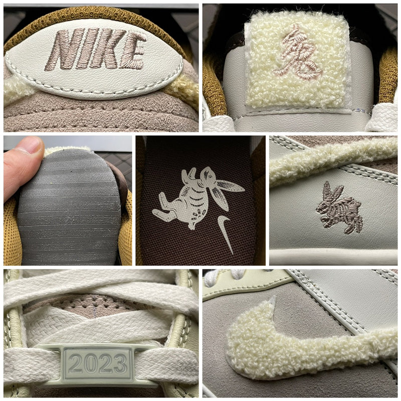 Nike Dunk Low Year of The Rabbit Fossil Stone