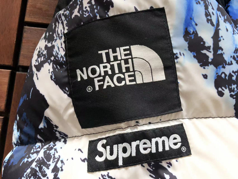 Jaqueta The North Face x Supreme "Mountain Baltoro Jacket Puffer Blue"