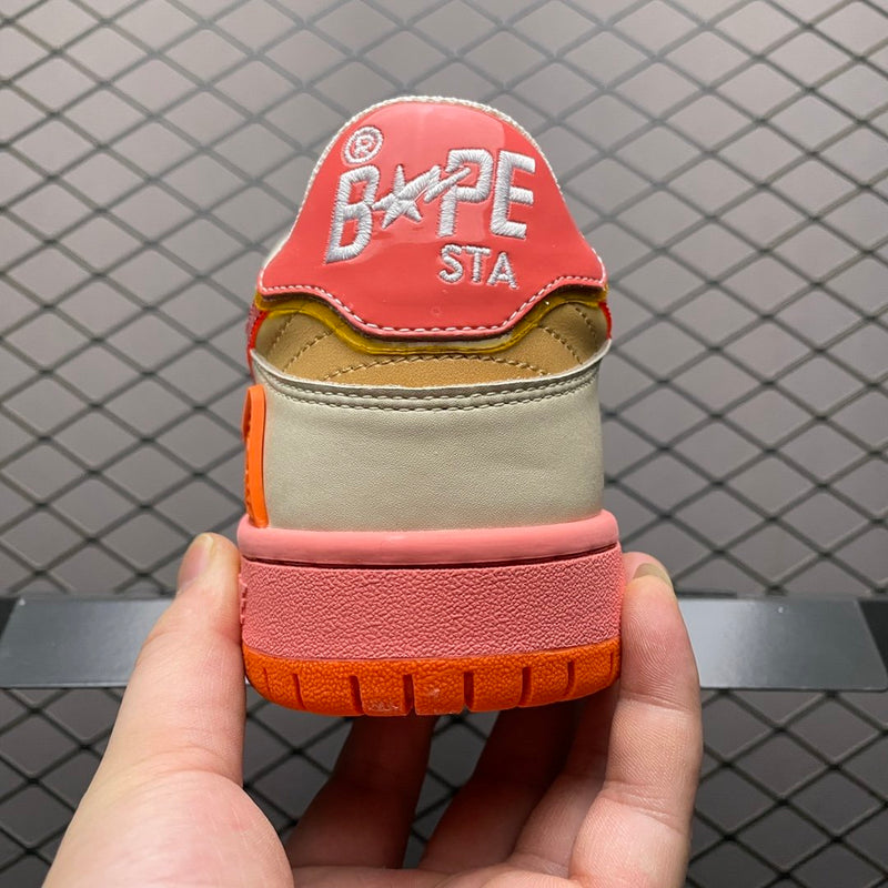 A Bathing Ape Bape SK8 Sta Low Orange