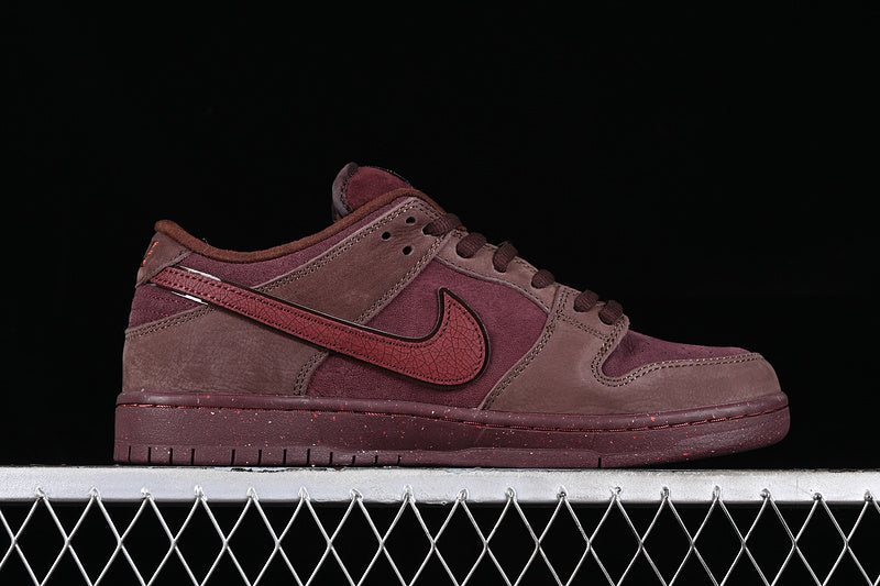 Nike SB Dunk Low City of Love Burgundy Crush