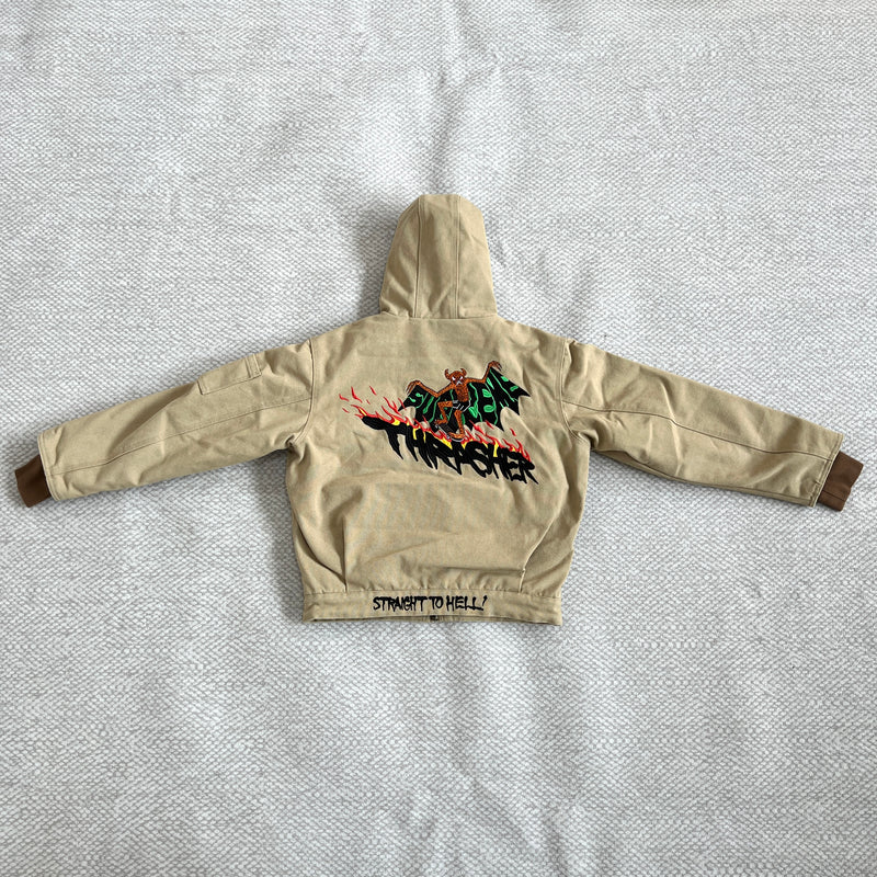 Jaqueta Supreme x TRASHER Hooded Work Jacket