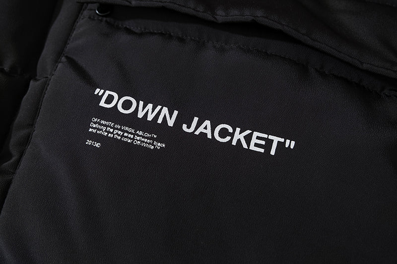 Jaqueta Off-White Quotes Puffer Jacket