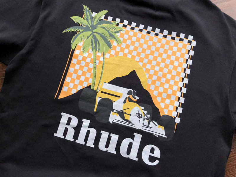 Camiseta Rhude Moonlight Tropics Black