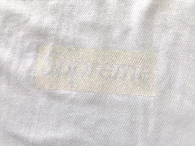 Camiseta Supreme "Tonal Box Logo White”
