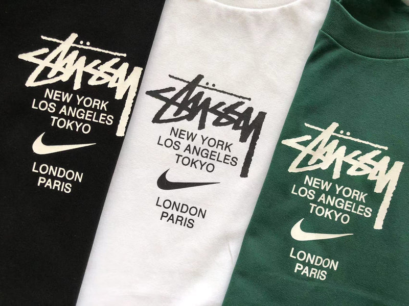 Camiseta Nike x Stussy "London Paris White”