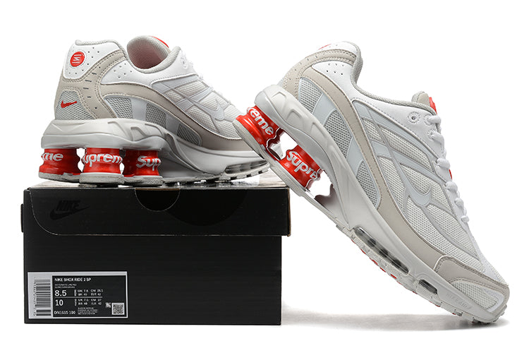 Nike Shox x Supreme Ride 2 White/Grey