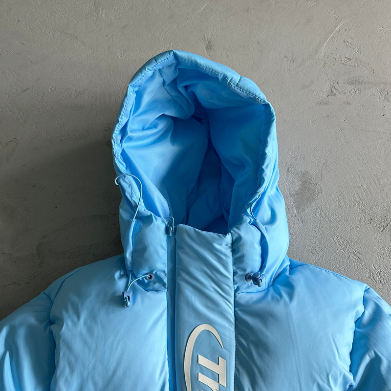 Jaqueta Trapstar "Decoded 2.0 Hooded Puffer Cashmere Blue Gradient Jacket"