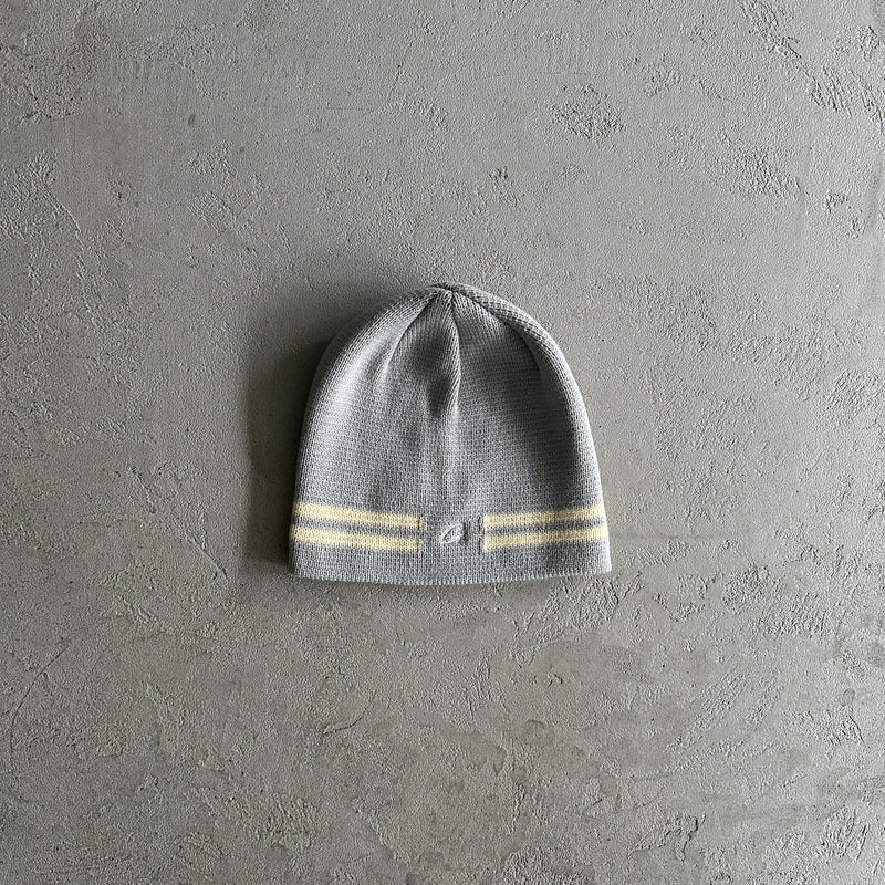 Touca Corteiz "Knit Stripe Beanie Gray"