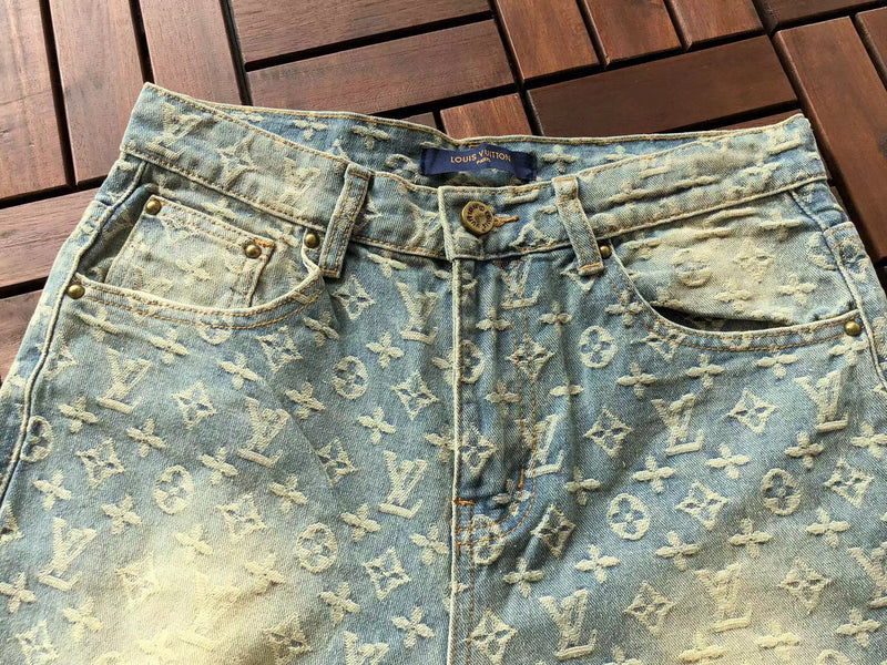 Calça Jeans Louis Vuitton Monogram Pants