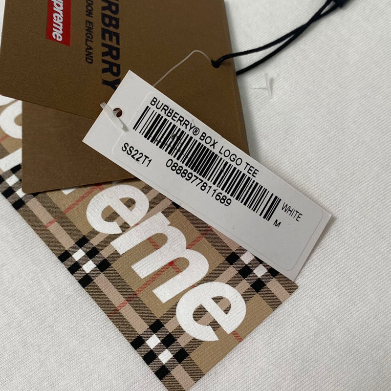 Camiseta Supreme x Burberry 