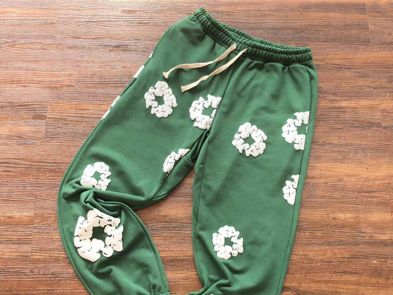 Calça Denim Tears The Cotton Wreath Green