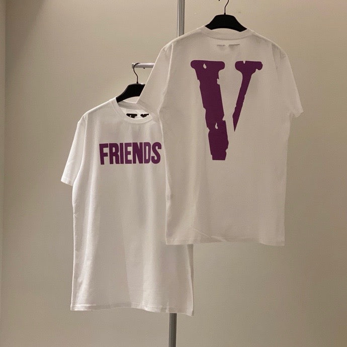 Camiseta Vlone "Staple White/Purple"