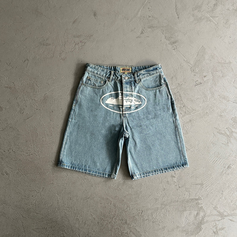 Bermuda Jeans Corteiz Island Baggy Shorts