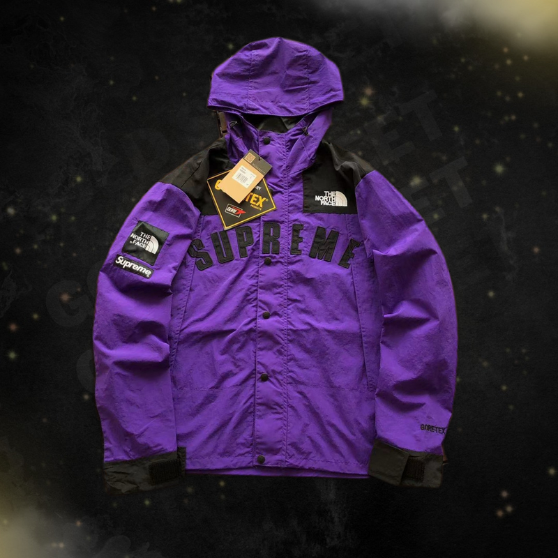 Jaqueta Supreme x The North Face Arc Gore-tex Logo Mountain Parka Purple