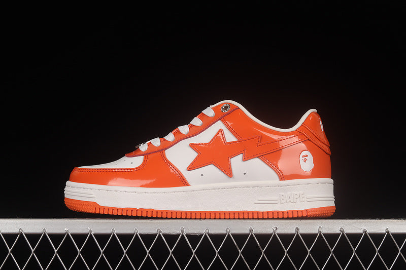 A Bathing Ape Bape Sta Low Orange