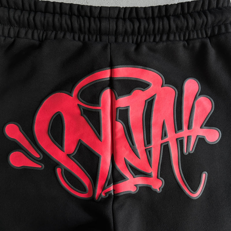 Conjunto Syna World SY Tracksuit Black/Red