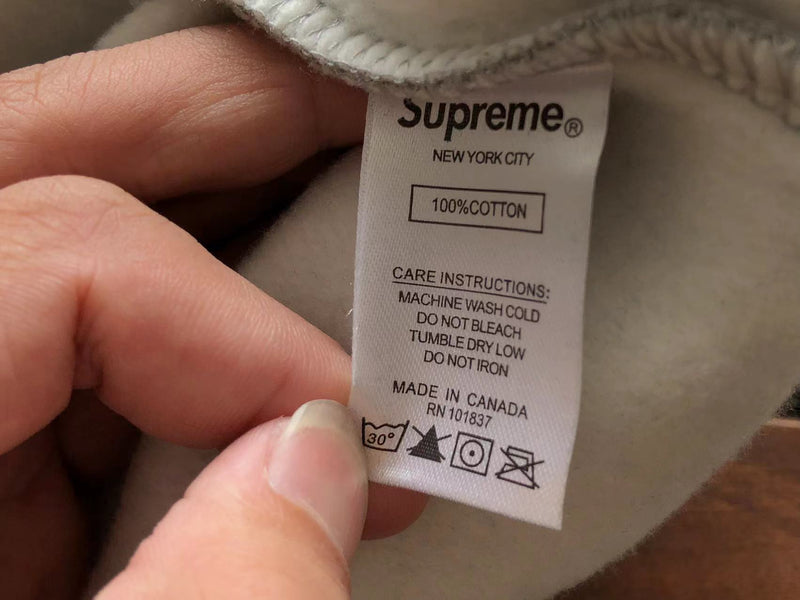 Moletom Supreme Kanji Logo Grey