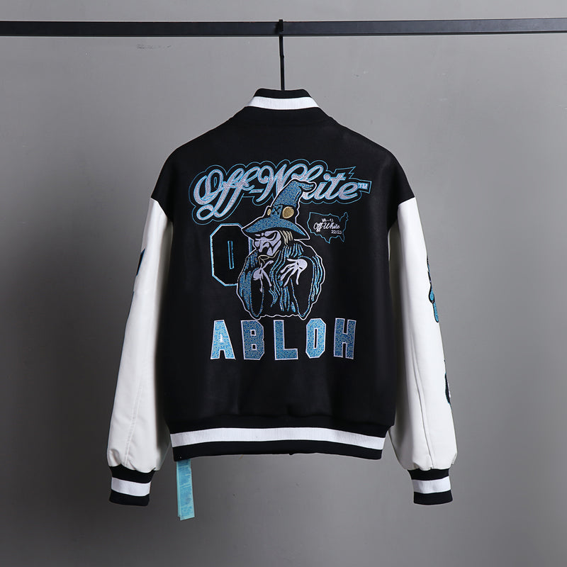 Jaqueta Off-White Varsity Abloh Mage