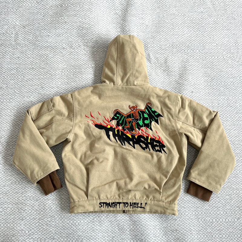 Jaqueta Supreme x TRASHER Hooded Work Jacket