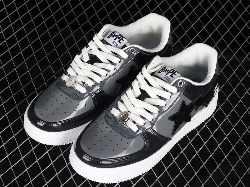 A Bathing Ape Bape Sta Low Black/Grey