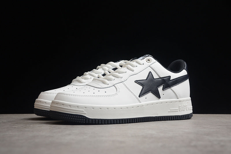 Bape x JJJJound Bape sta Low White Navy