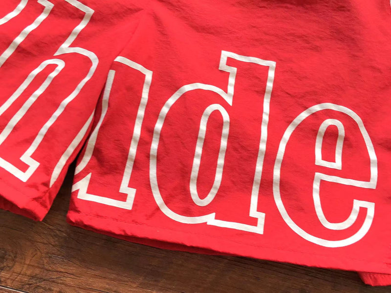 Bermuda Rhude “RH Logo Shorts Red”