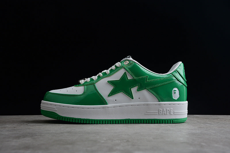 A Bathing Bape Ape Sta Low Green White