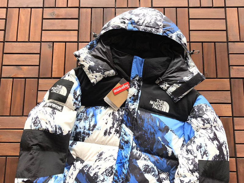 Jaqueta The North Face x Supreme "Mountain Baltoro Jacket Puffer Blue"