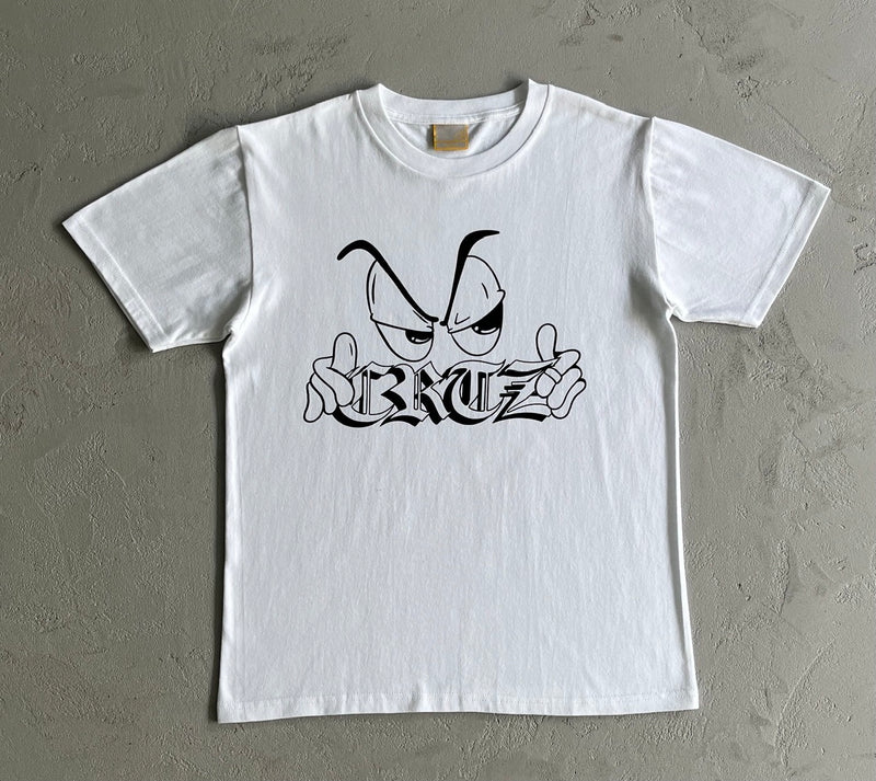 Camiseta Corteiz “Cartoon Eyes White”