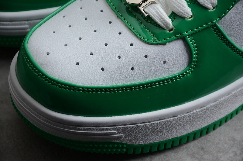 A Bathing Bape Ape Sta Low Green White