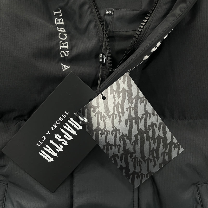 Jaqueta Trapstar “Decoded 2022 Hooded Puffer Black Gradient”