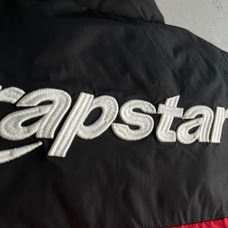 Jaqueta Trapstar “Hyperdrive Puffer Black Red”