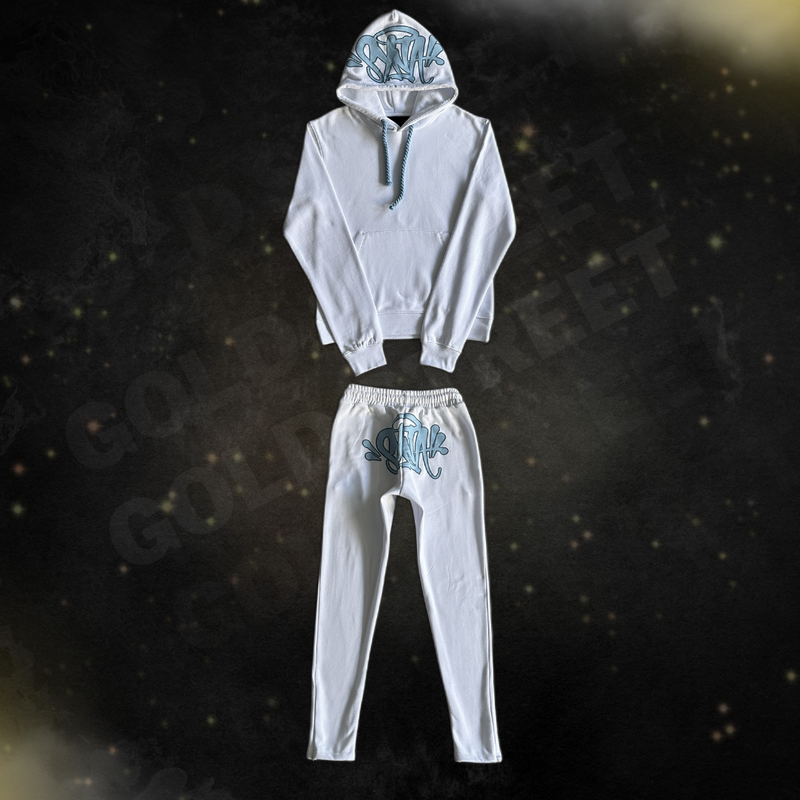 Conjunto Syna World "SY Tracksuit White/Blue"