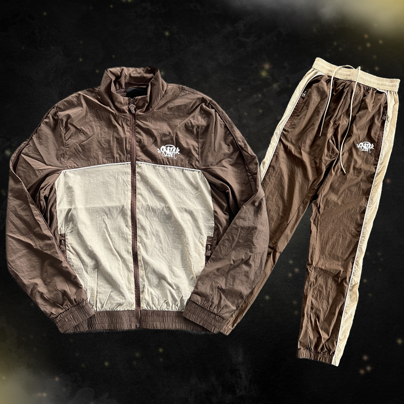 Conjunto Syna World Logo Shell Tracksuit Brown