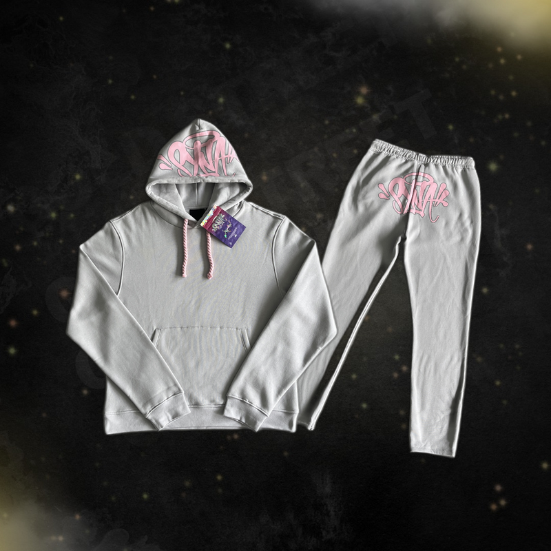 Conjunto Syna World "Logo Grey/Pink"