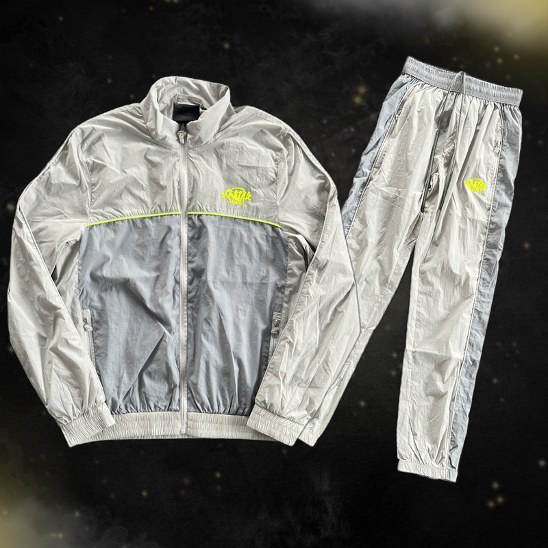 Conjunto Syna World Logo Shell Tracksuit Grey