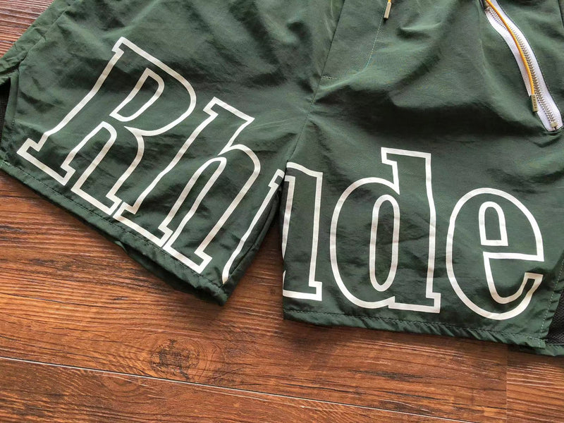Bermuda Rhude “RH Logo Shorts Green”