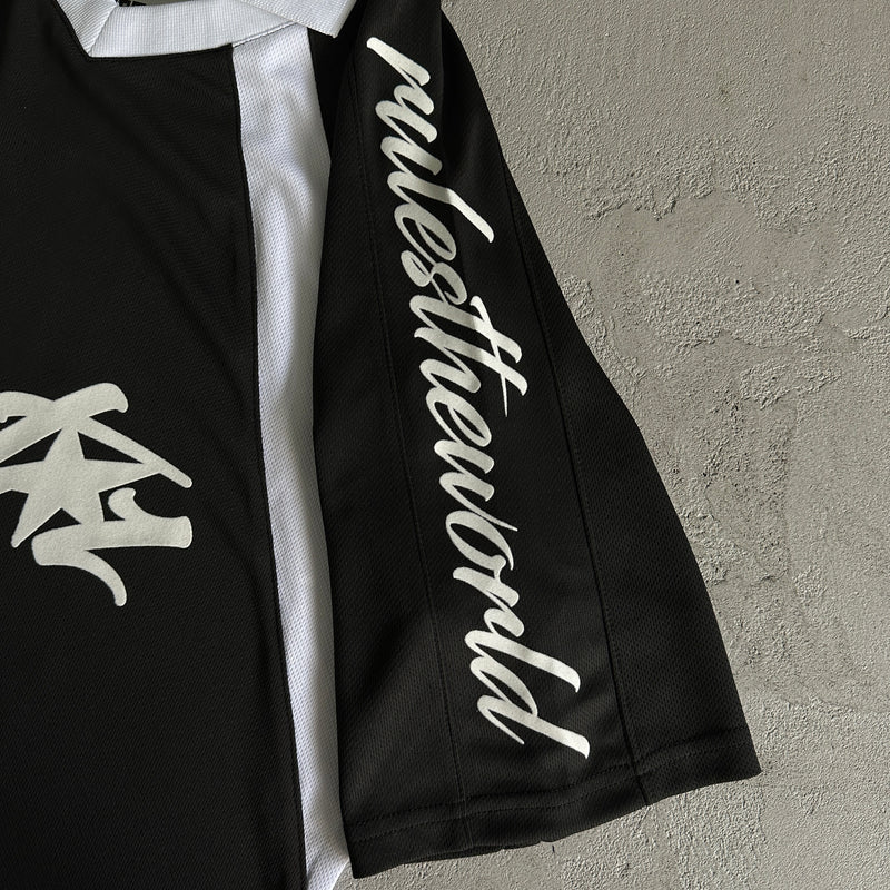 Camisa Corteiz "Panel Jersey Black"