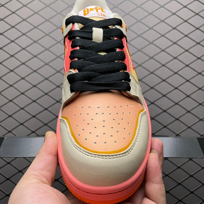 A Bathing Ape Bape SK8 Sta Low Orange