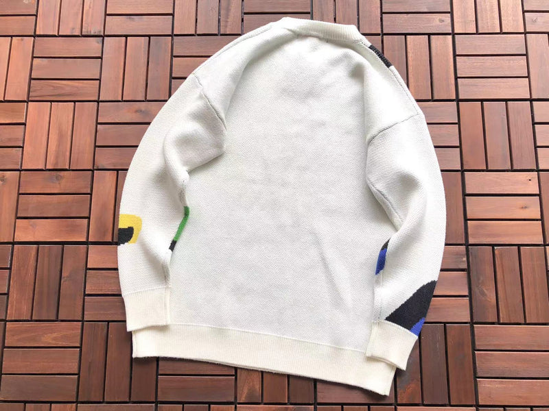 Suéter Louis Vuitton Intarsia Cashmere Wool Crewneck