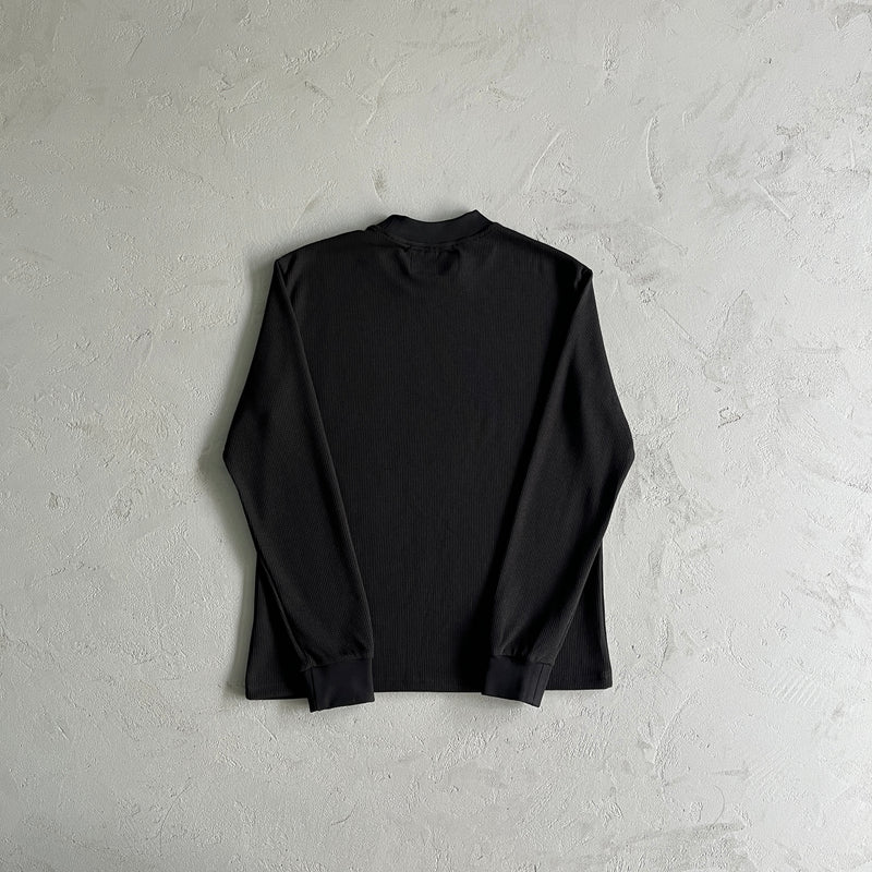 Camisa Long Sleeve 5th Anniversary Alcatraz Waffle Black