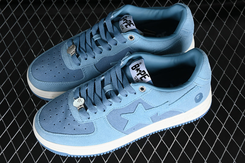 A Bathing Ape Bape Sta Suede Blue