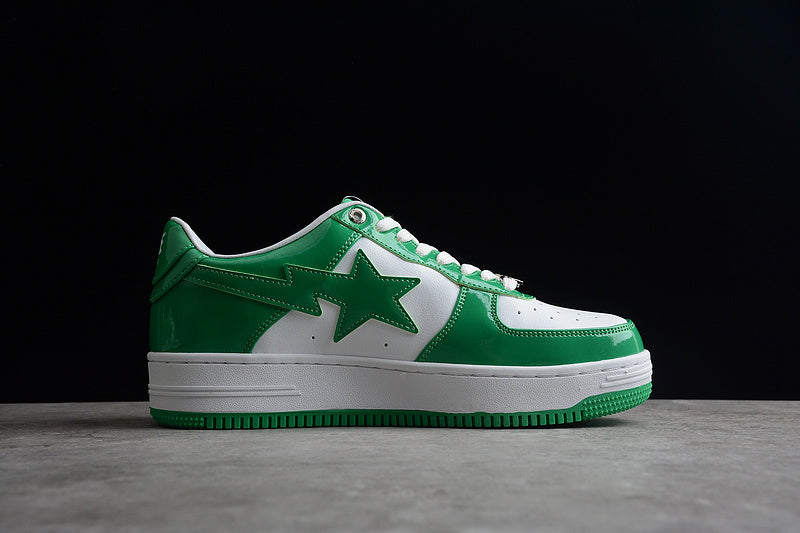 A Bathing Bape Ape Sta Low Green White