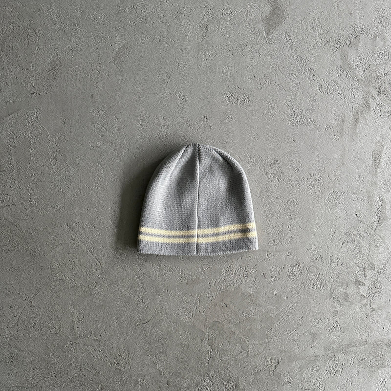 Touca Corteiz "Knit Stripe Beanie Gray"