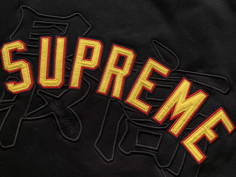 Moletom Supreme Kanji Logo Black