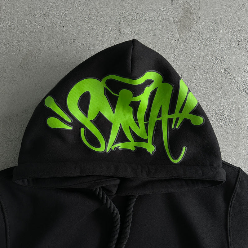 Conjunto Syna World "SY Tracksuit Black/Green"