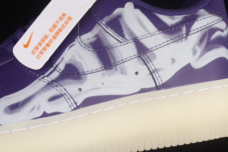 Nike Air Force 1 QS Purple Skeleton