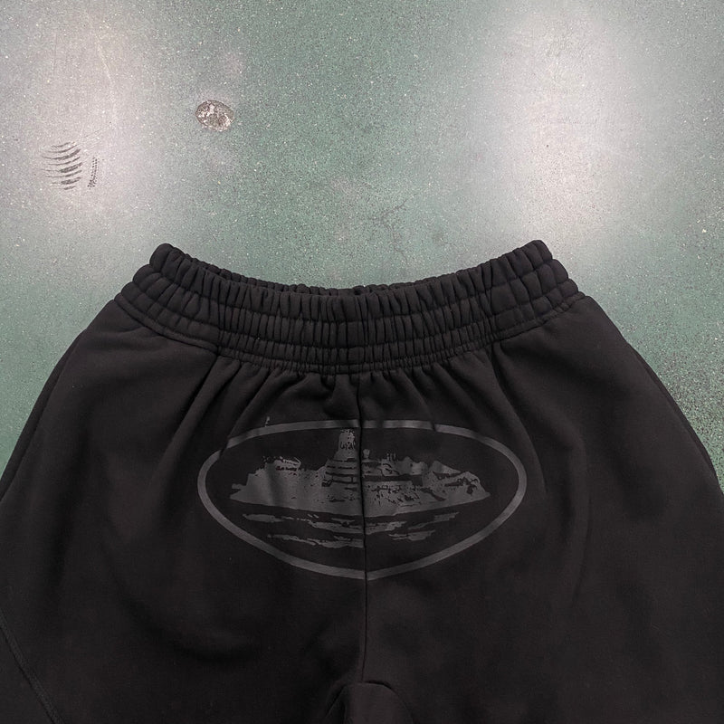 Bermuda Corteiz "Alcatraz Basic Shorts All Black"