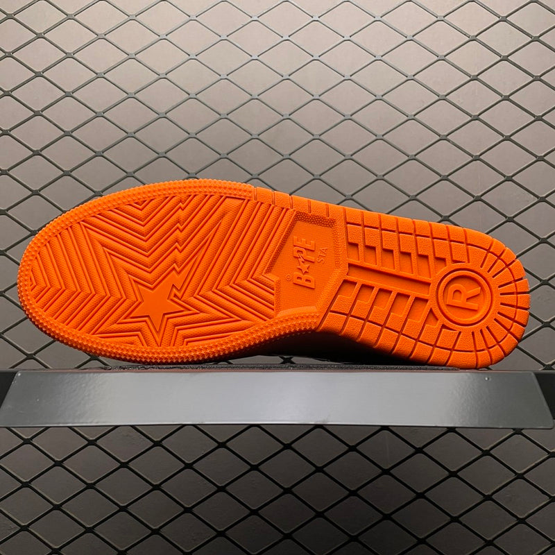 A Bathing Ape Bape SK8 Sta Low Orange